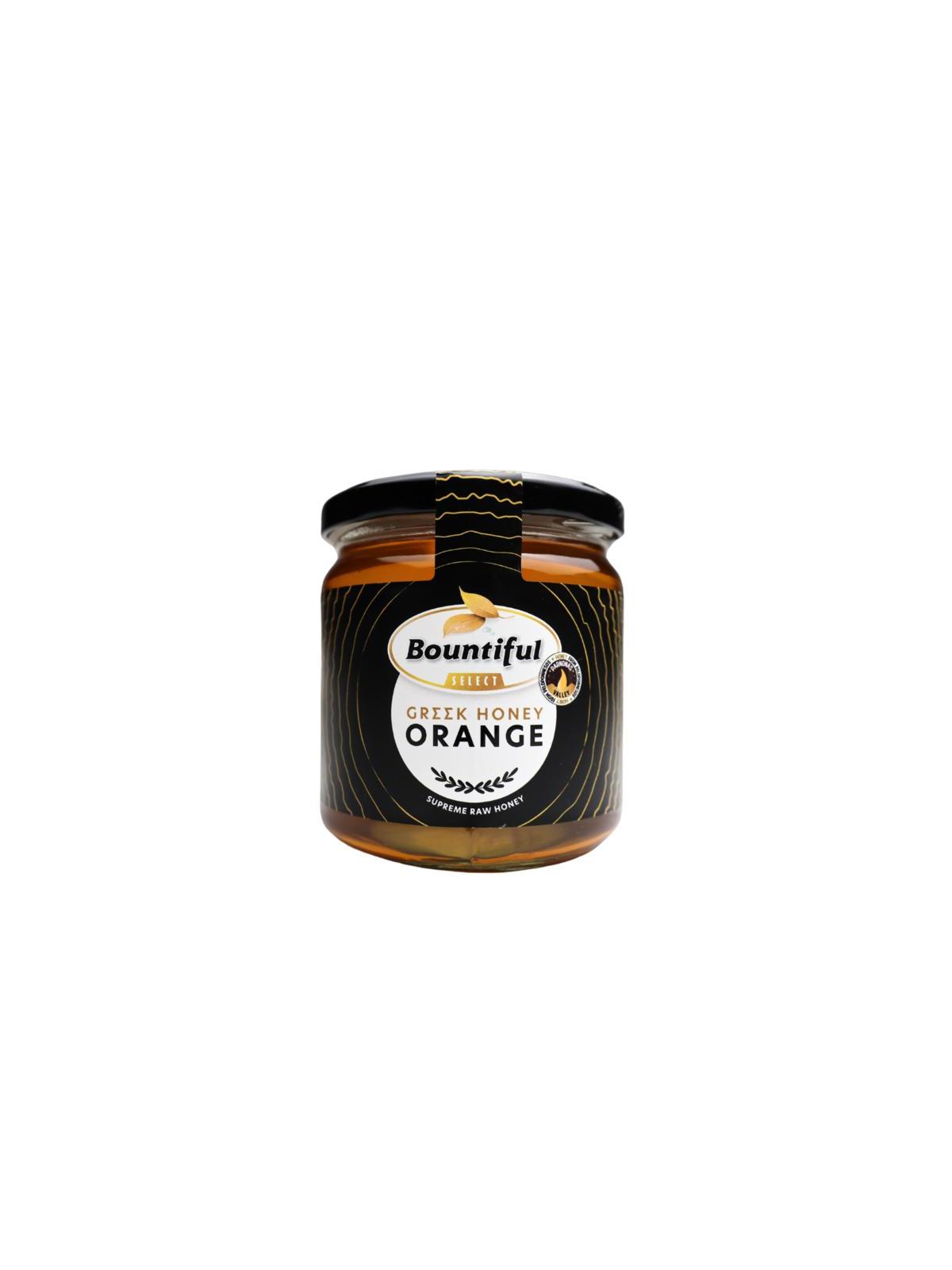 Griekse rauwe honing orange/sinaasappel