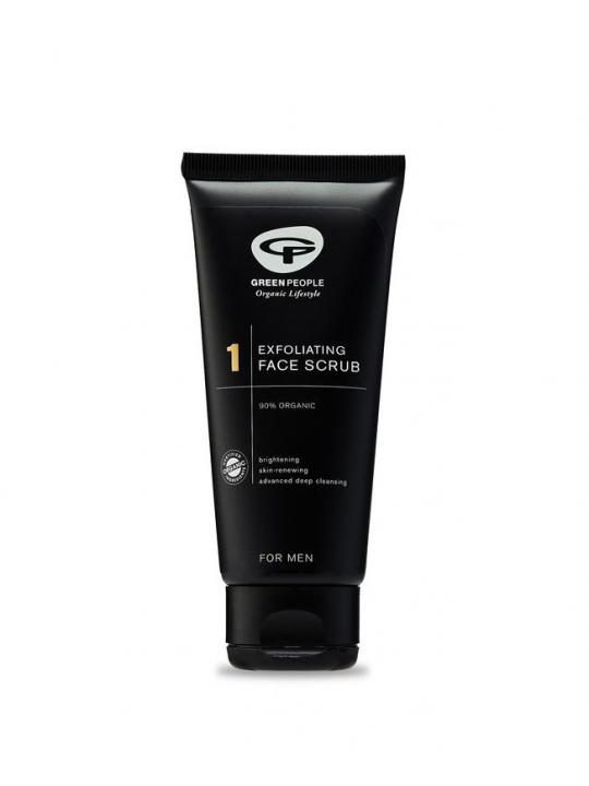 Men face scrub exfoliating
