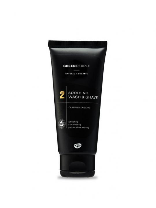 Men shaving gel soothing