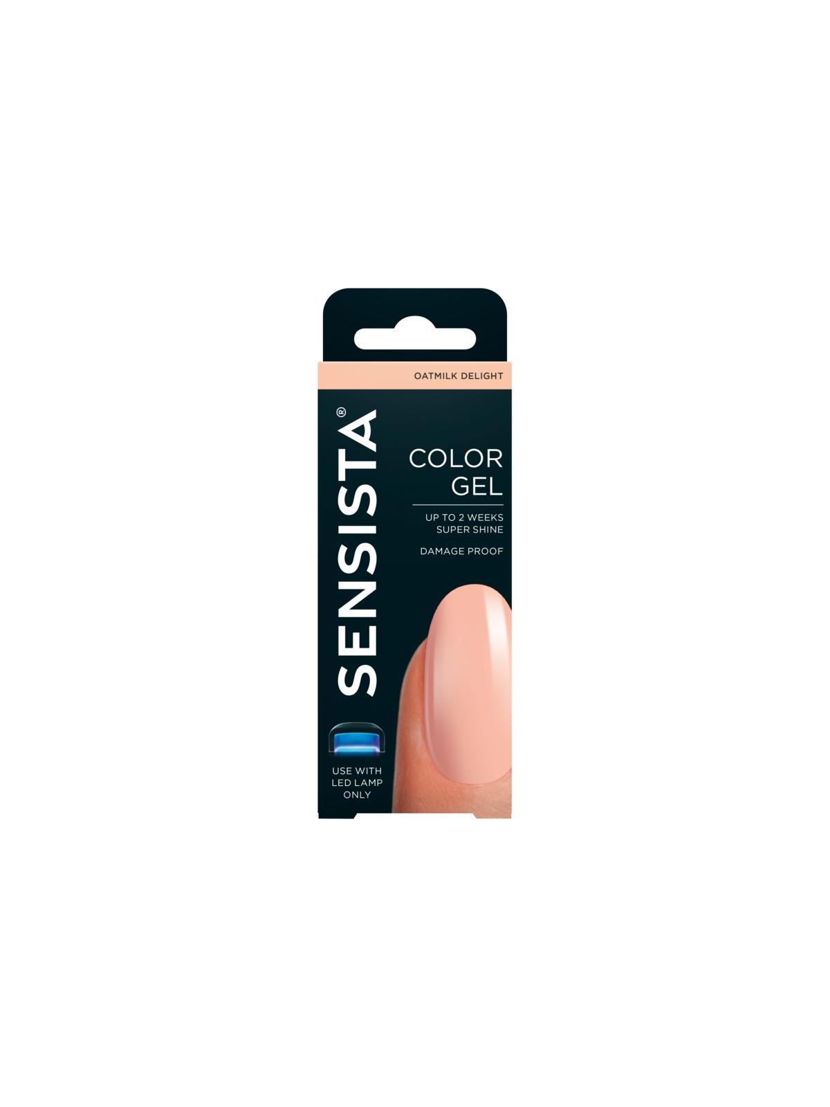Color gel oatmilk delight