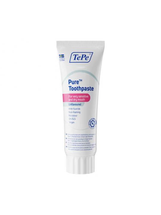 Pure tandpasta dry mouth no flavour