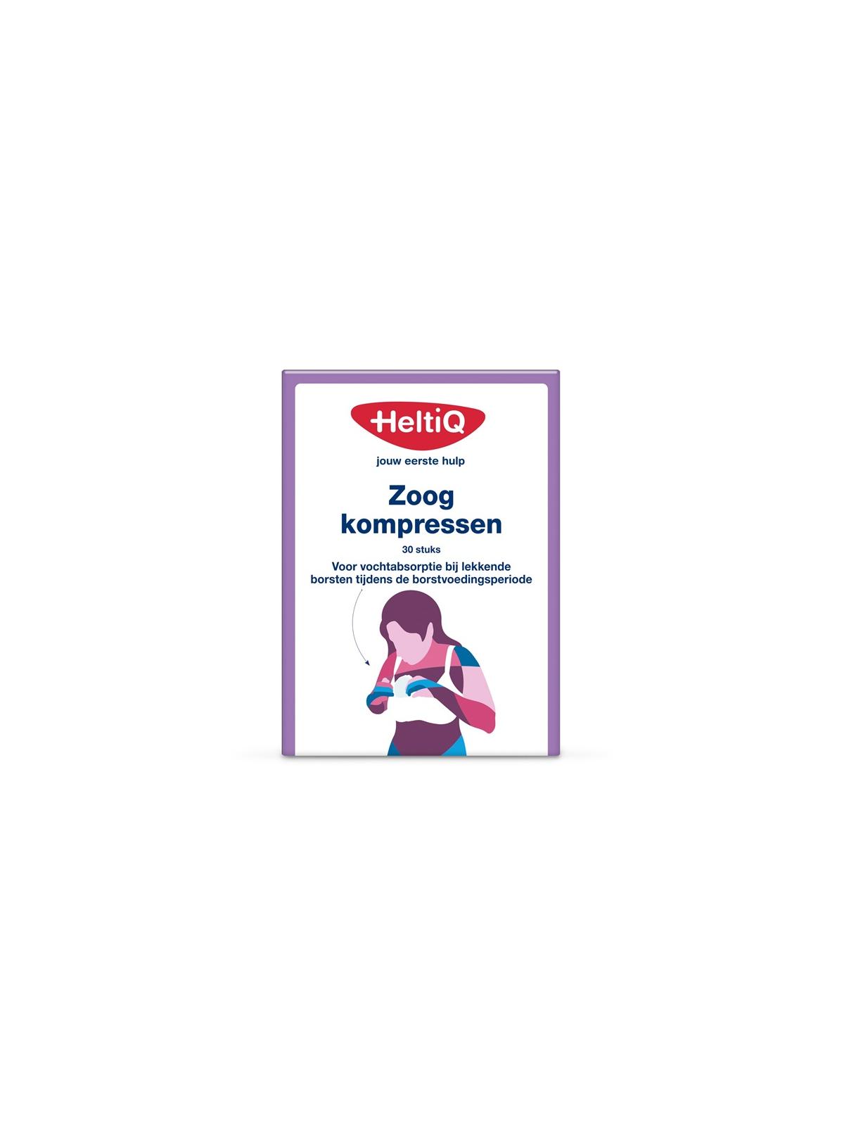 Zoogkompressen gevormd