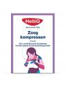 Zoogkompressen gevormd