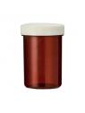 Tabletflacon 55ml bruin met dop