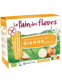 Krokante bio crackers met ui glutenvrij