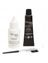 Eyebrow/eyelash dye brown