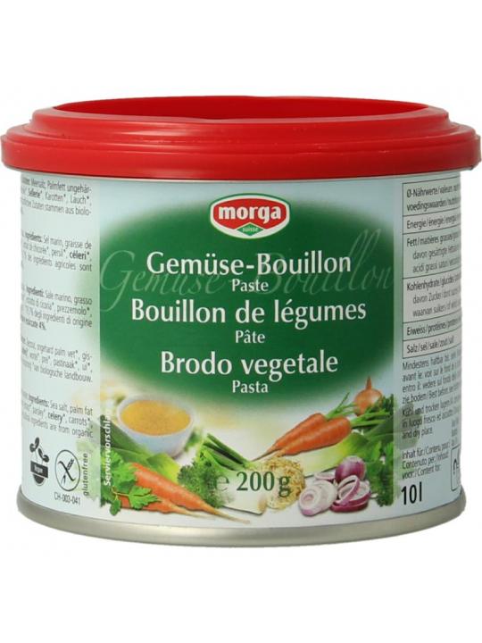 Groentebouillon pasteus