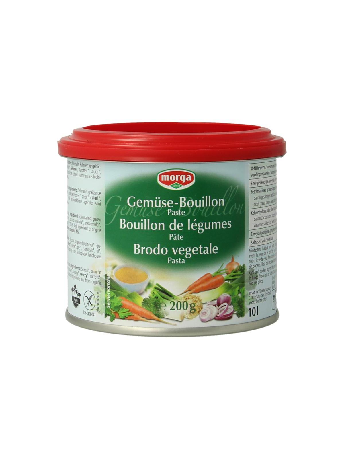 Groentebouillon pasteus