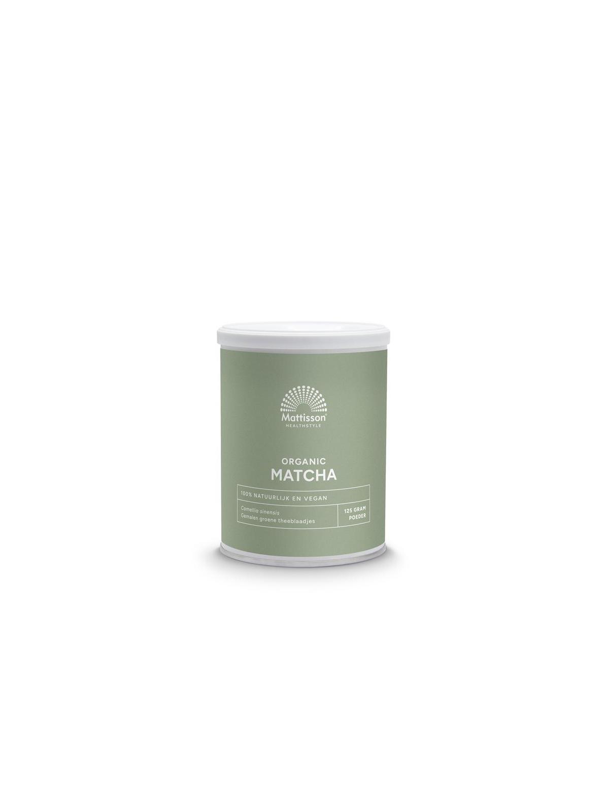 Matcha powder poeder green tea bio