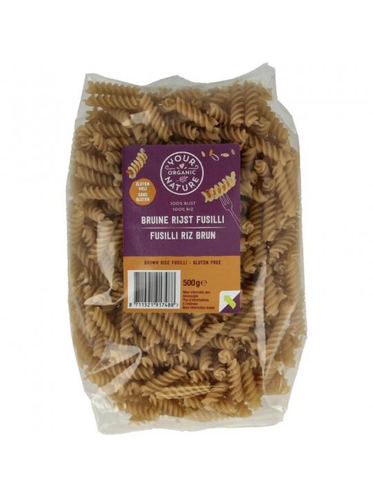 Bruine rijst pasta glutenvrij