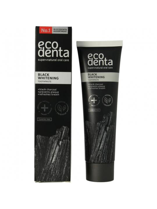 Tandpasta whitening houtskool extra black