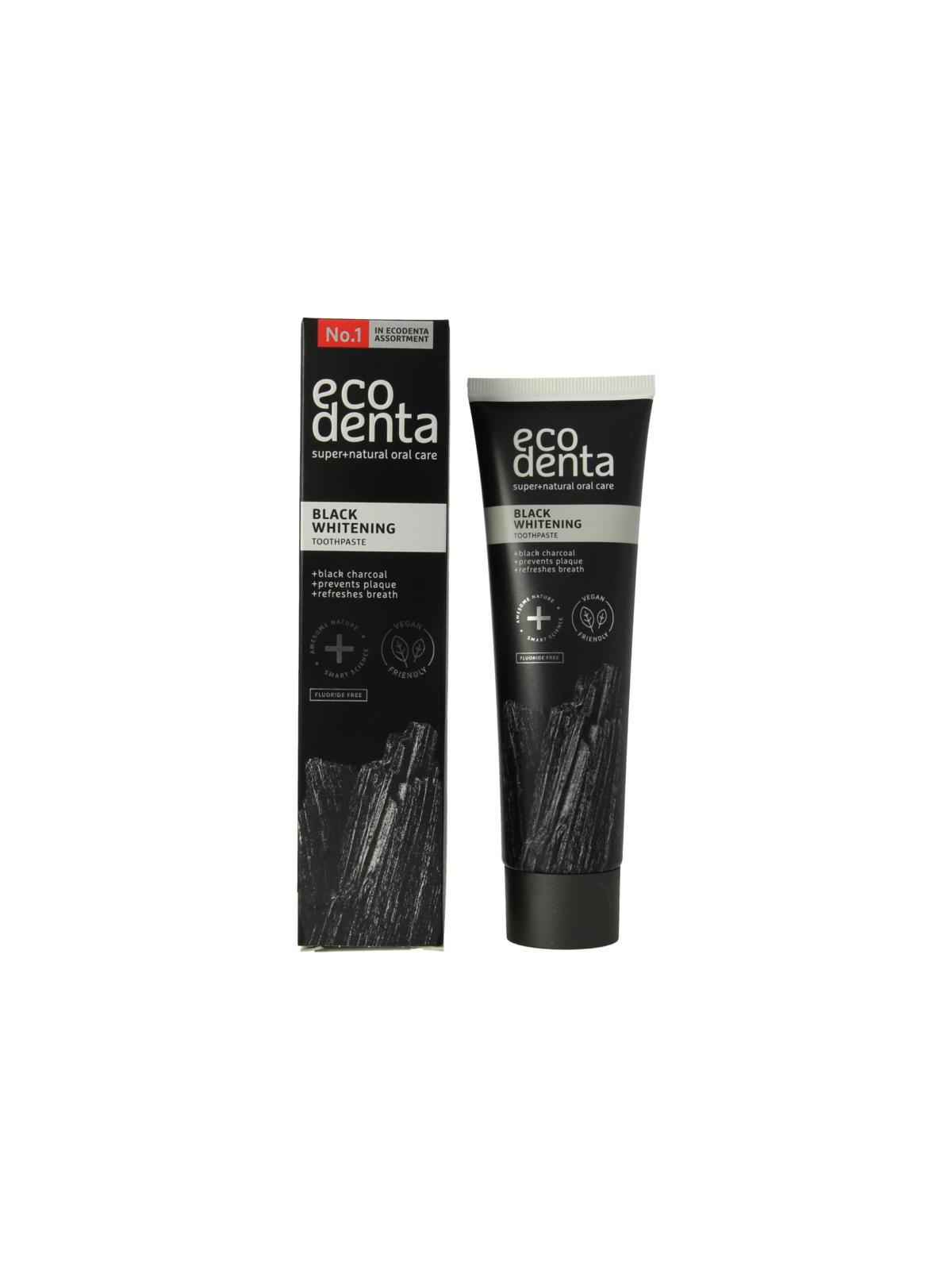 Tandpasta whitening houtskool extra black