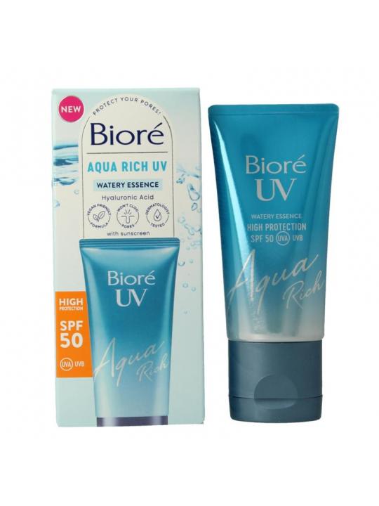 Aqua moisturiser rich weightless SPF50 UV