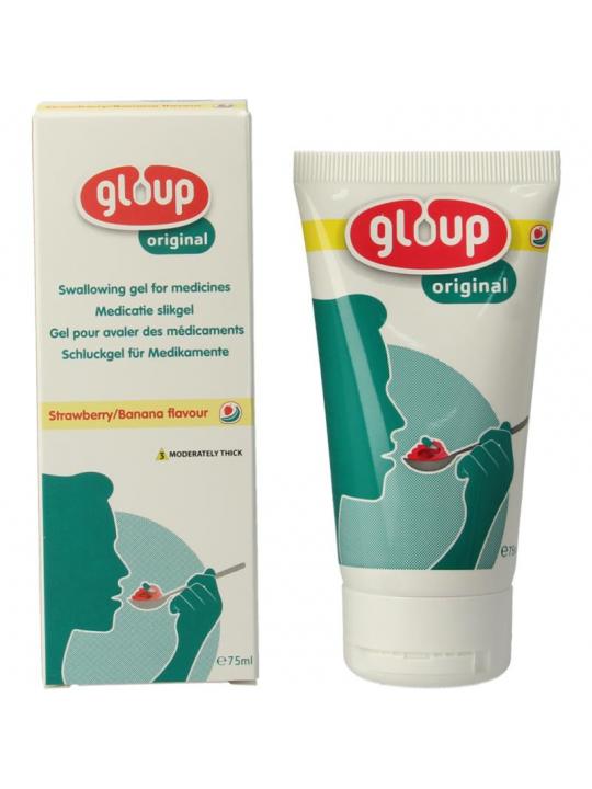 Original medicatie inname gel aardbei banaan