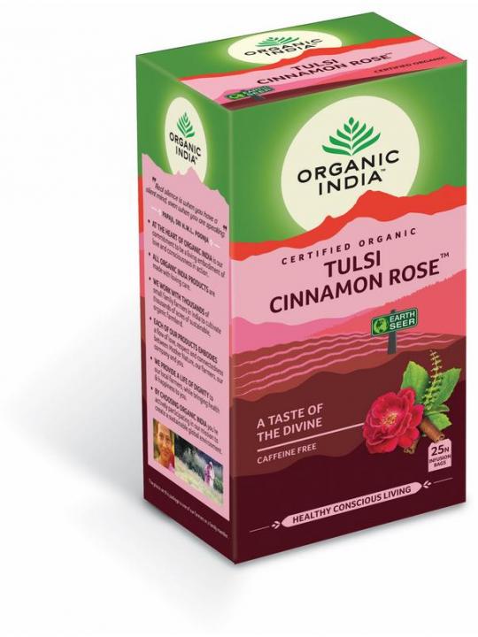 Tulsi cinnamon rose thee bio