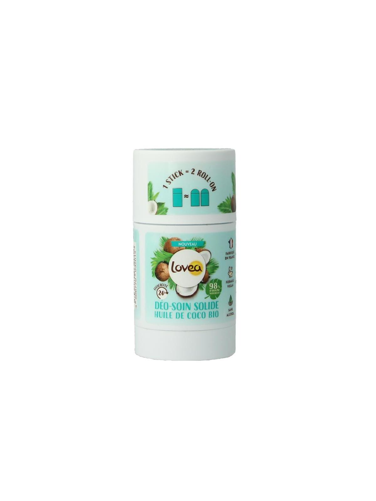 Solid deo care coconut oil organic