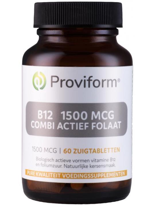 Vitamine B12 1500mcg combi actief folaat