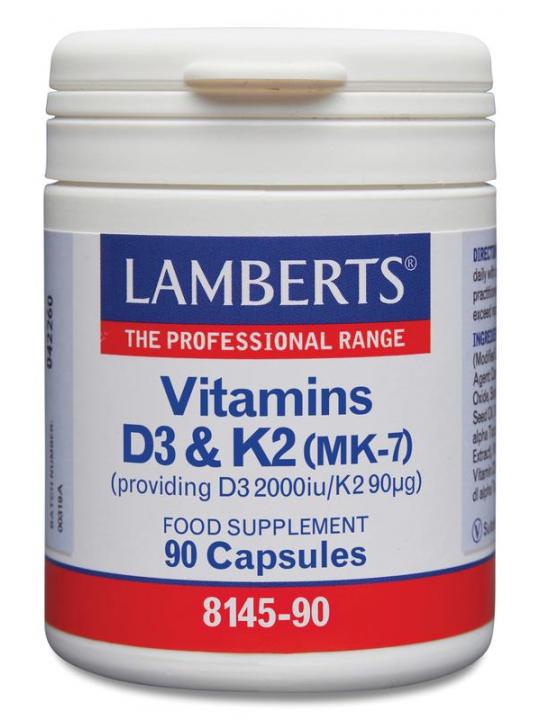 Vitamine D3 2000IE en K2 90mcg