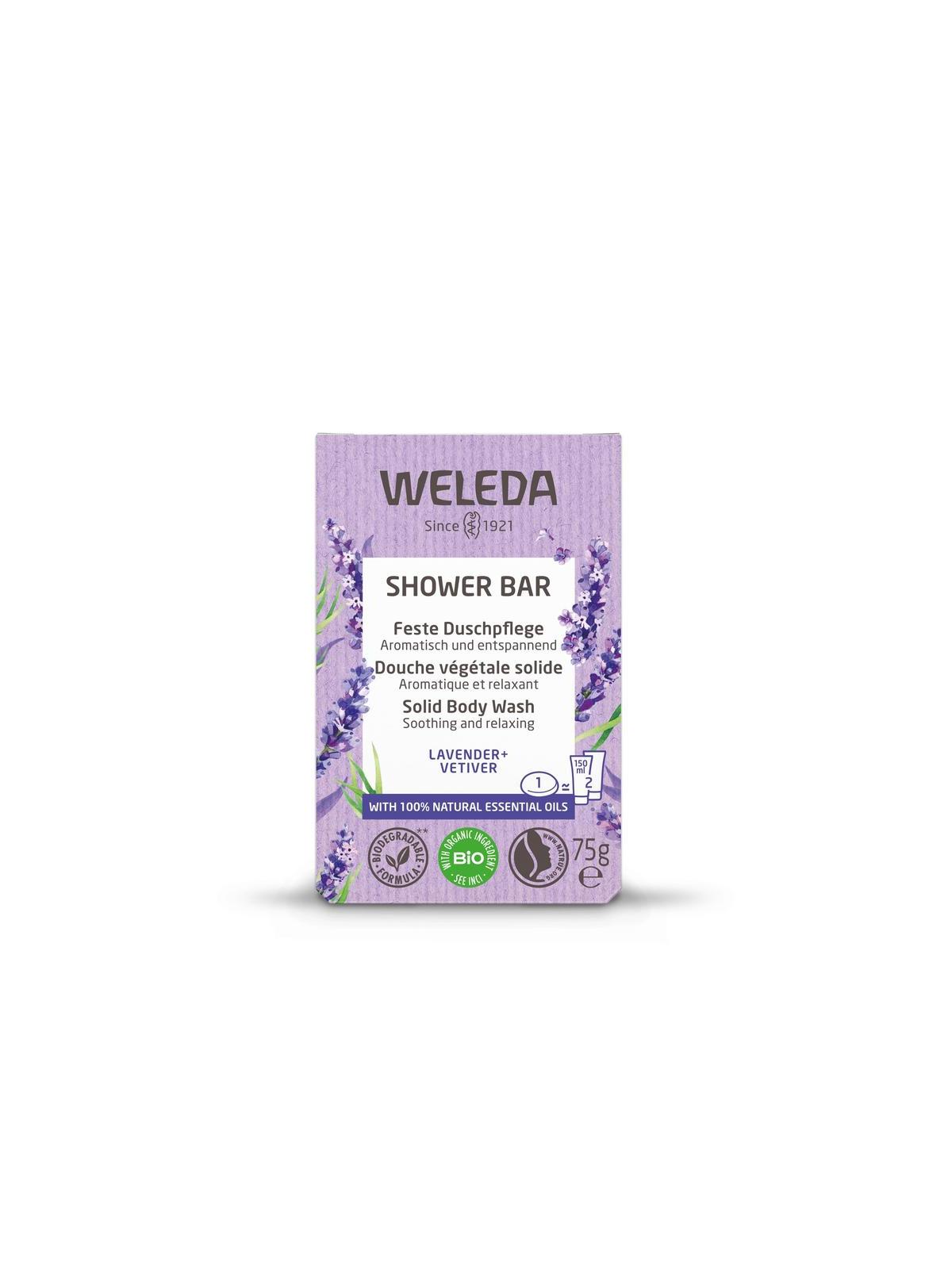 Shower bar lavender + vetiver