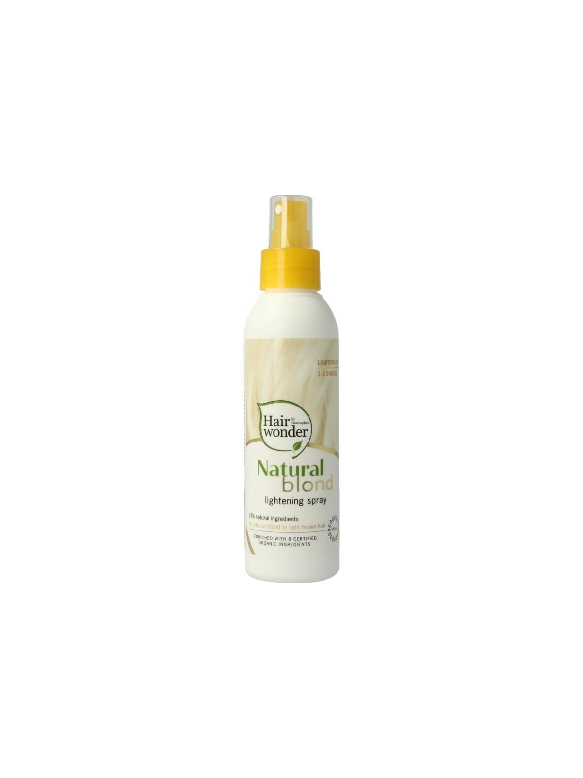 Natural blond lightening spray