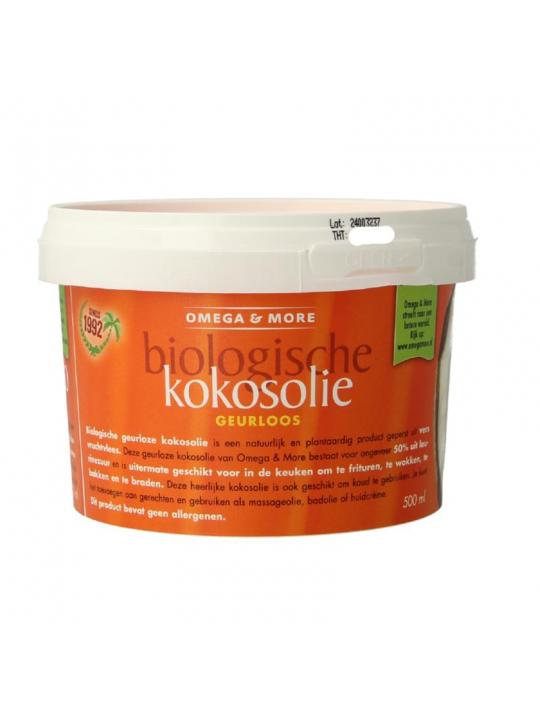 Kokosolie geurloos bio