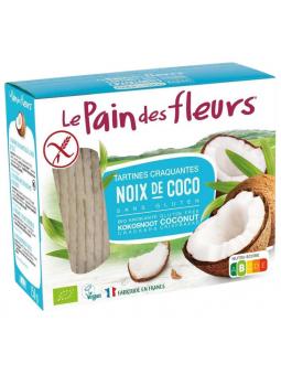 Krokante bio crackers met kokos bio