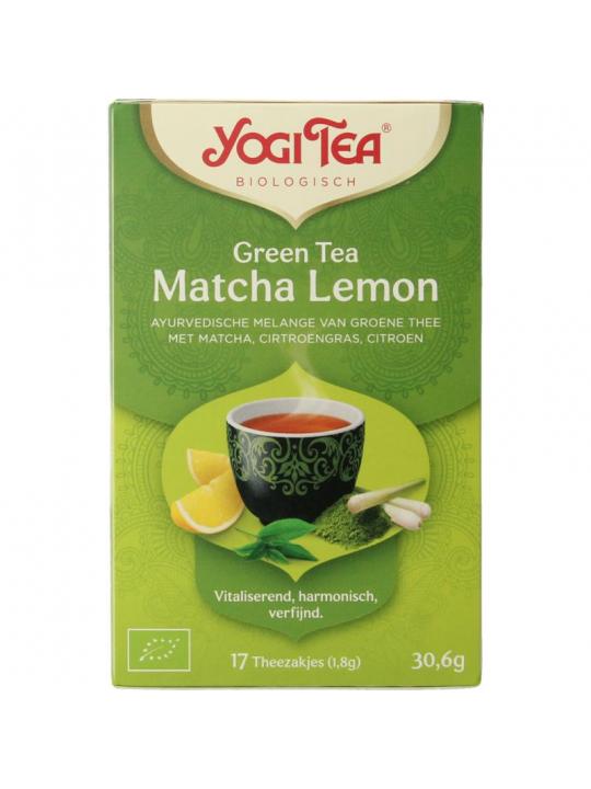 Green tea matcha lemon bio
