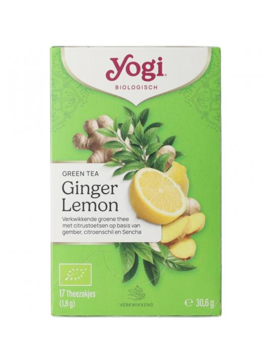 Green tea ginger lemon bio