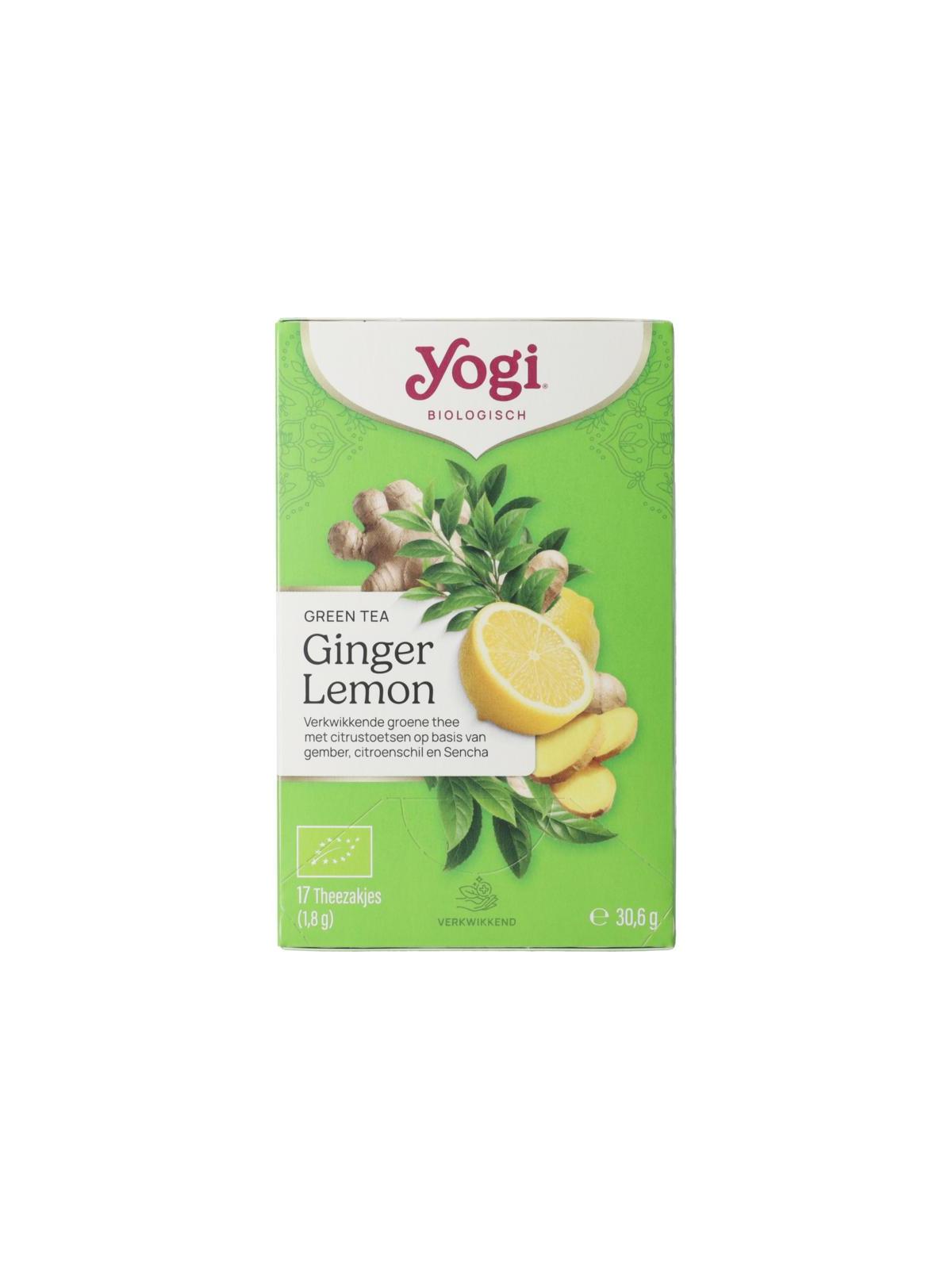 Green tea ginger lemon bio