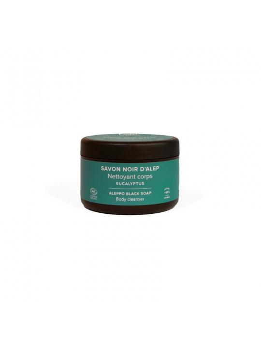 Aleppo zeep scrub zwart eucalyptus