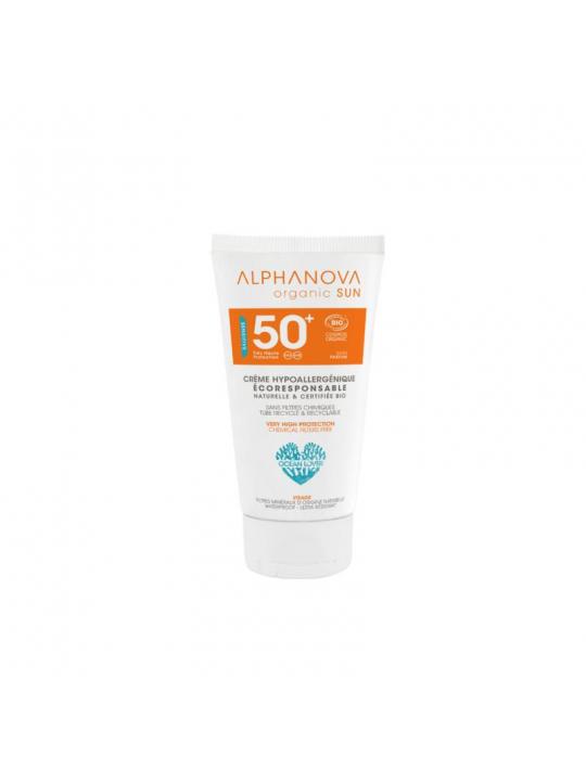 Sun creme bij zonne allergie en waterproof SPF50