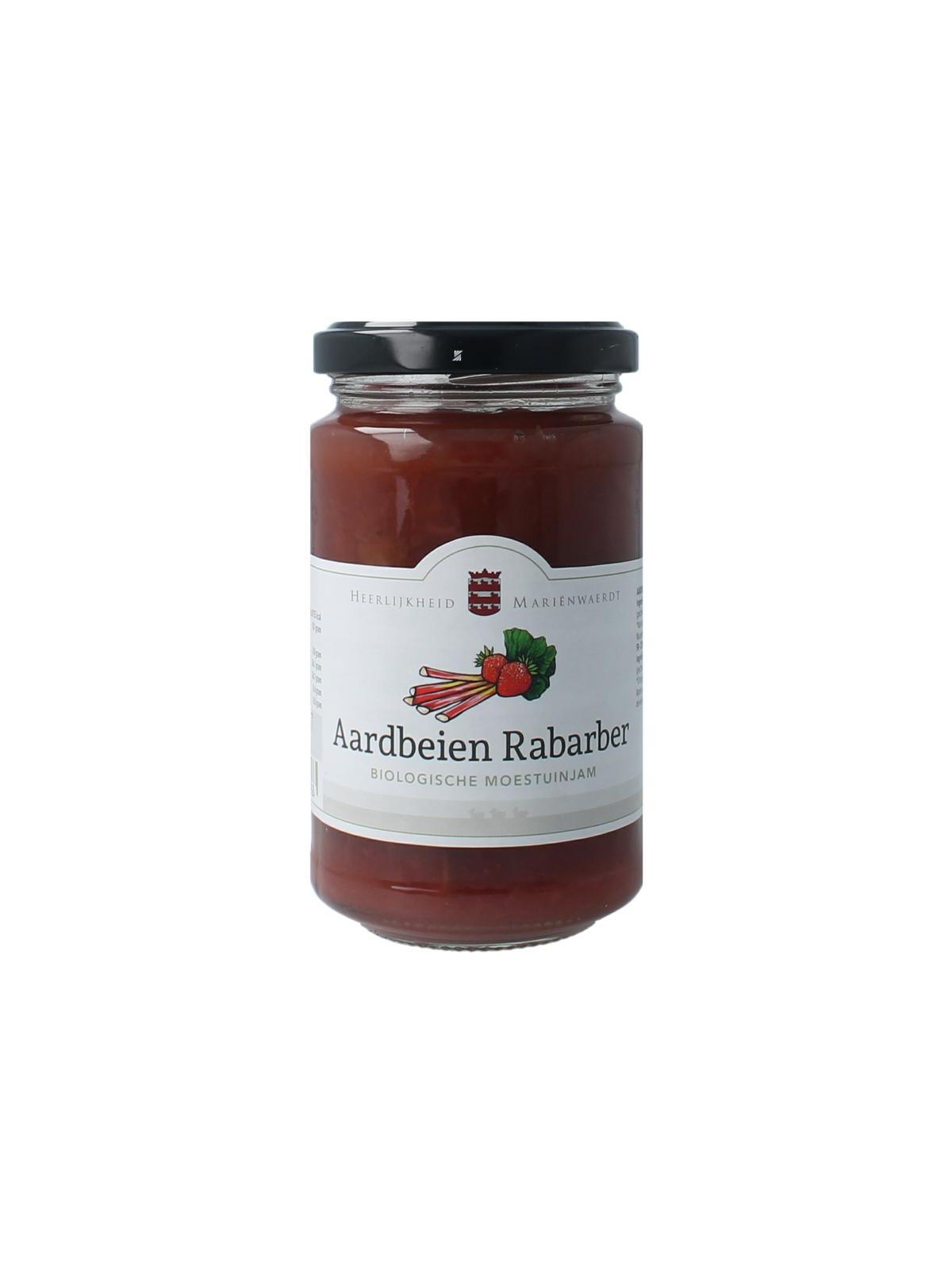 Moestuinjam rabarber aardbei bio