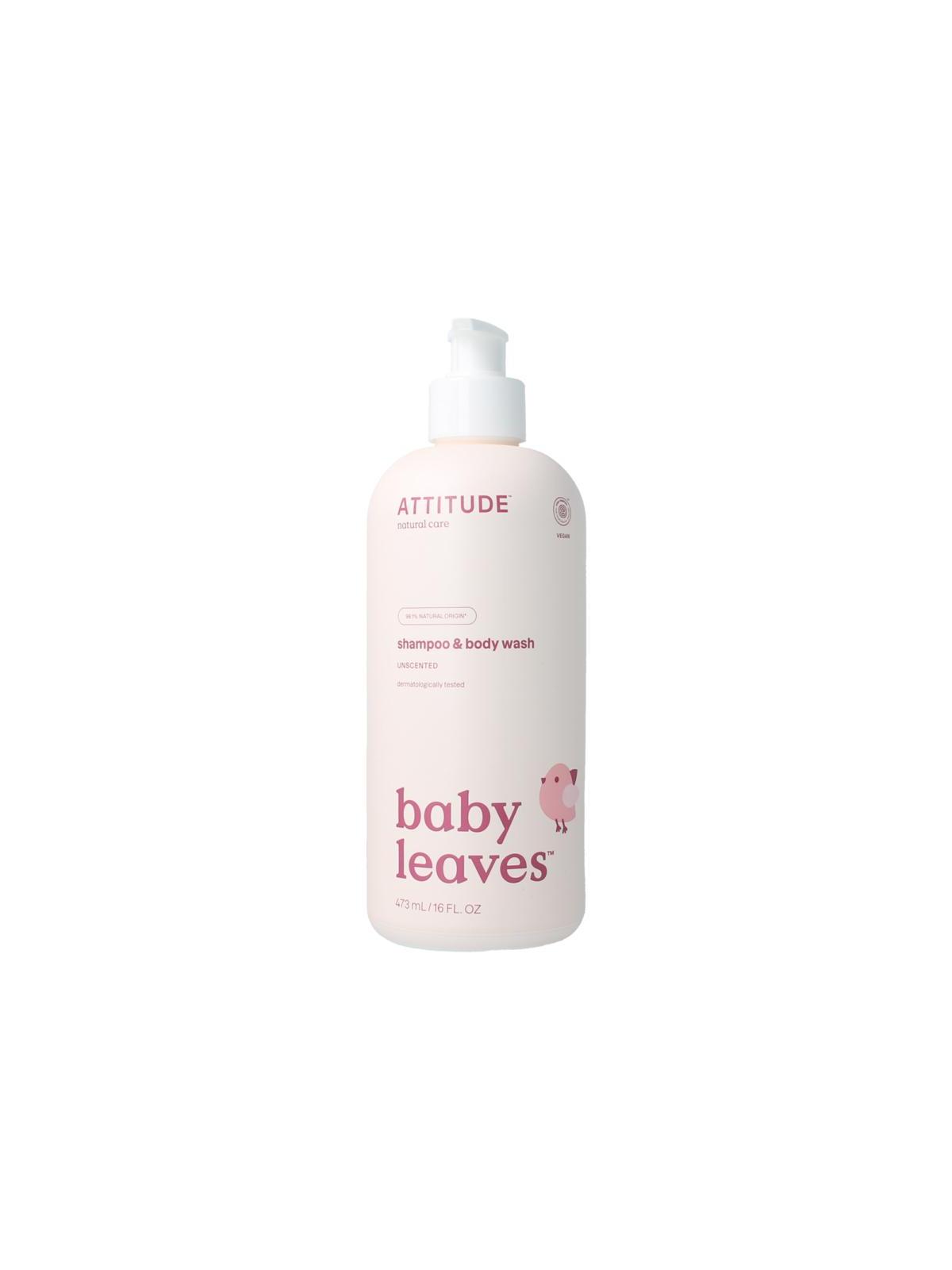 Shampoo 2 in 1 baby leaves parfum vrij