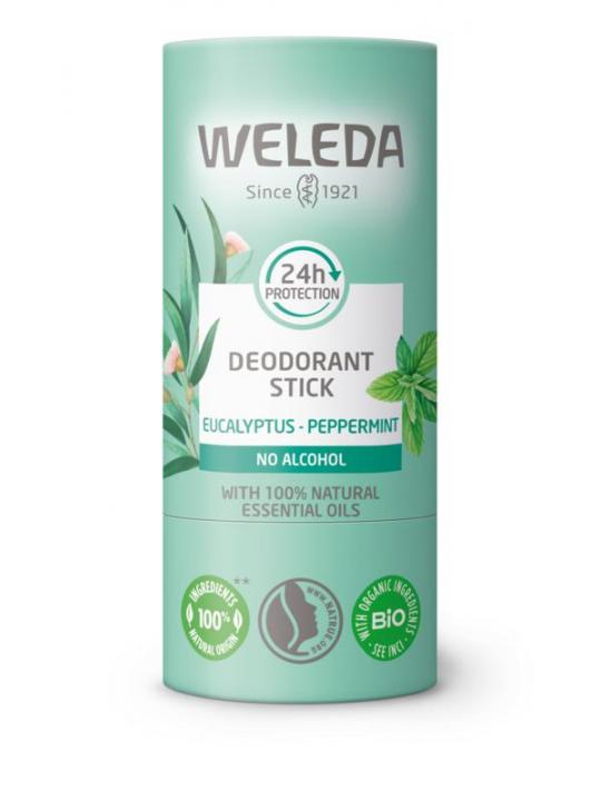 Deodorant stick eucalyptus + peppermint 24U