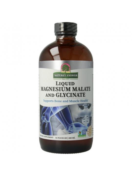 Vloeibaar magnesium malaat & bisglycinaat