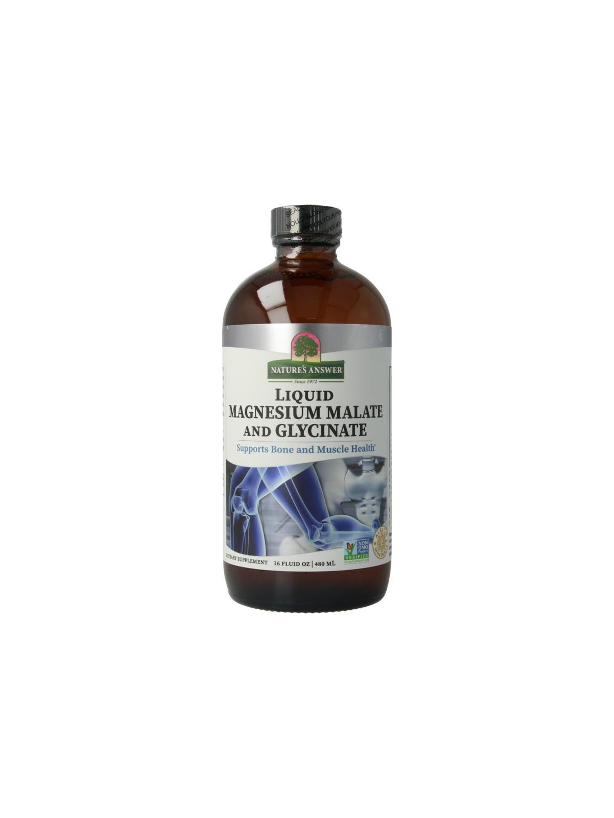 Vloeibaar magnesium malaat & bisglycinaat