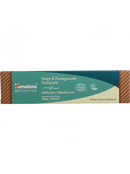 Neem pomegranate tandpasta org