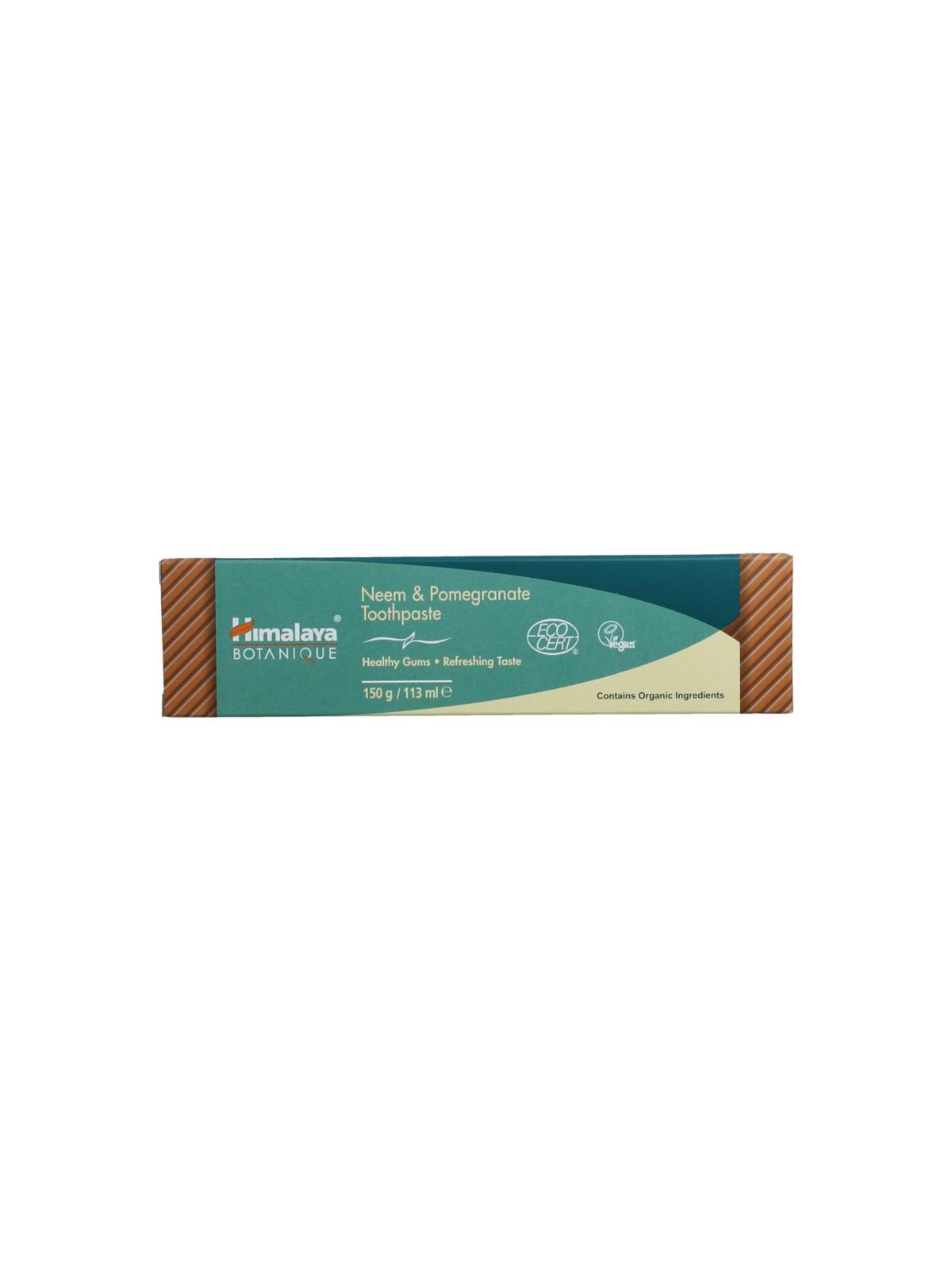 Neem pomegranate tandpasta org