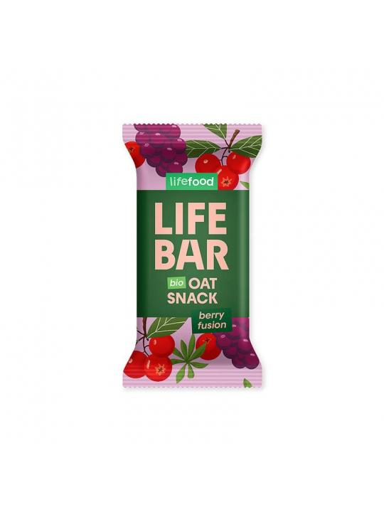Lifebar oatsnack berry fusion bio