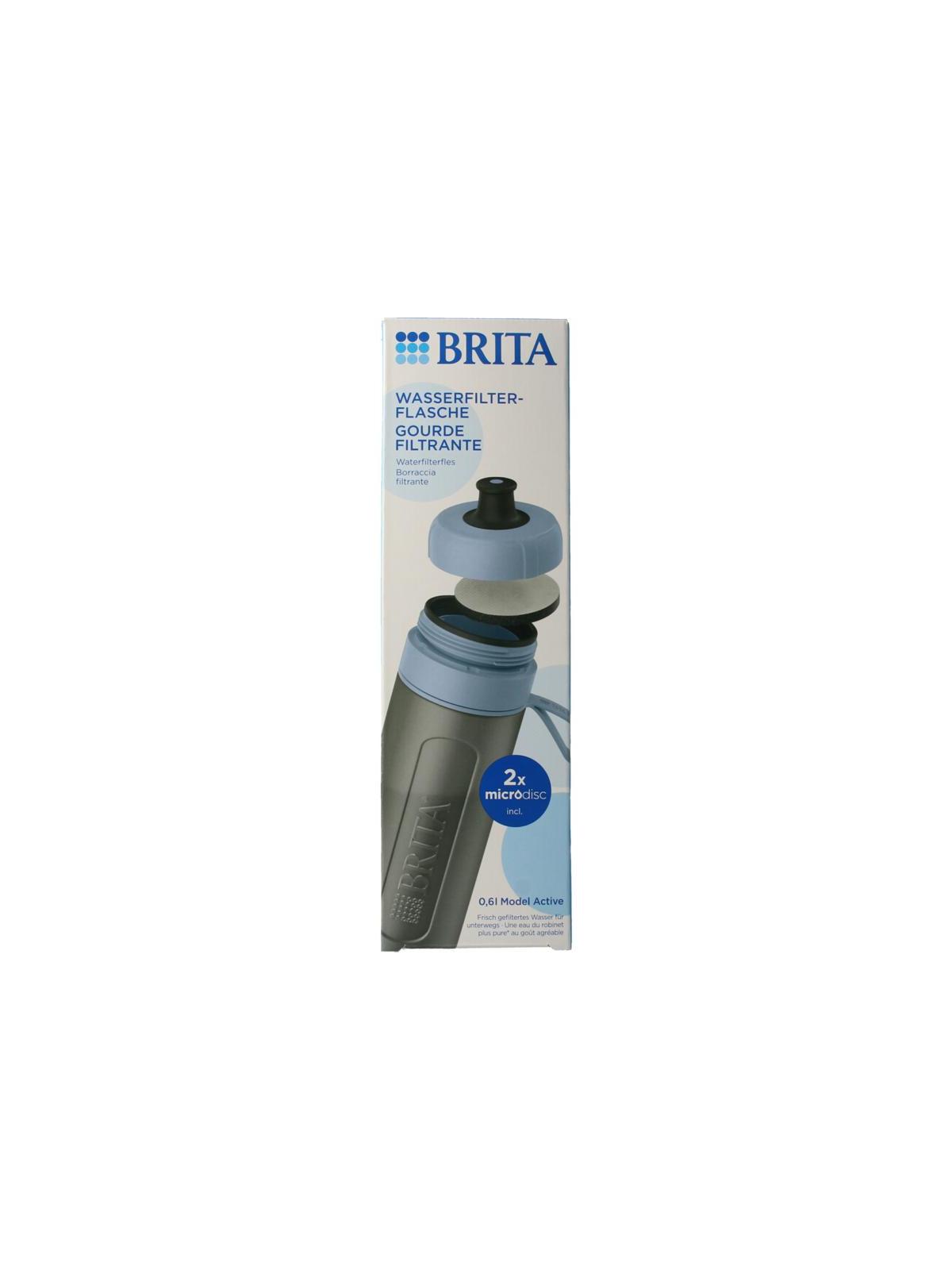 Waterfles active donkerblauw
