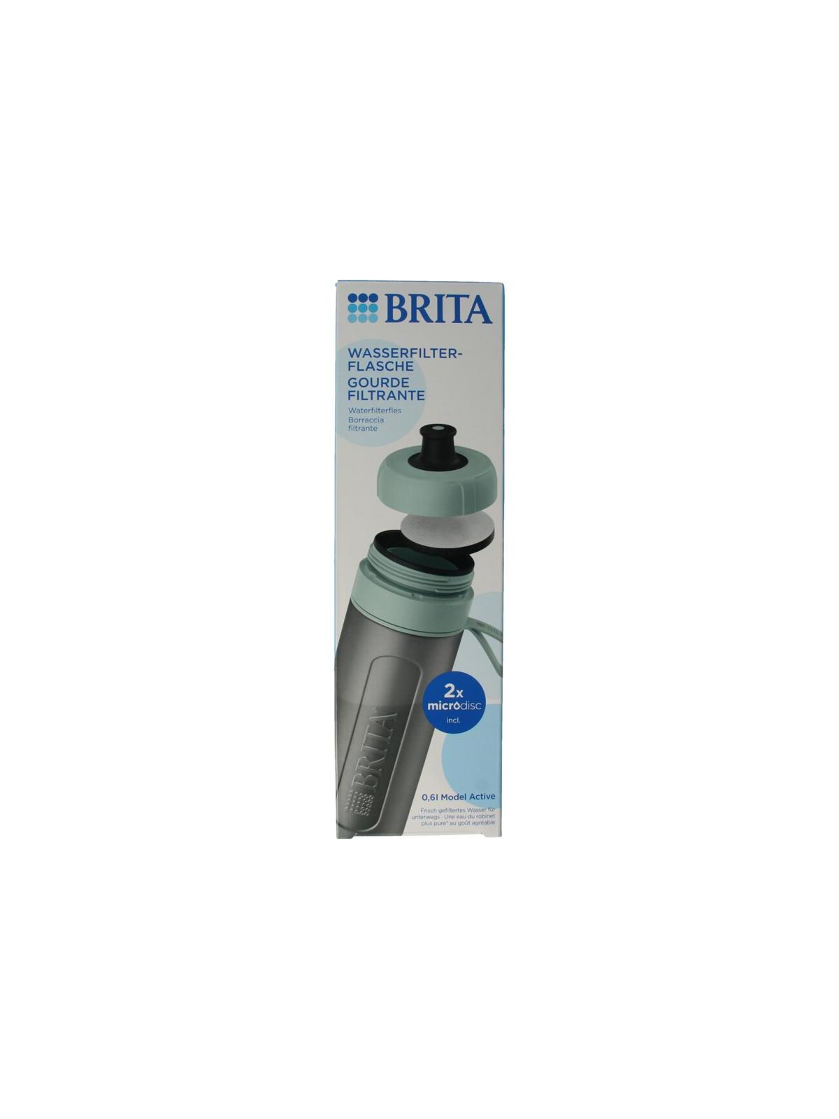 Waterfles active dark green