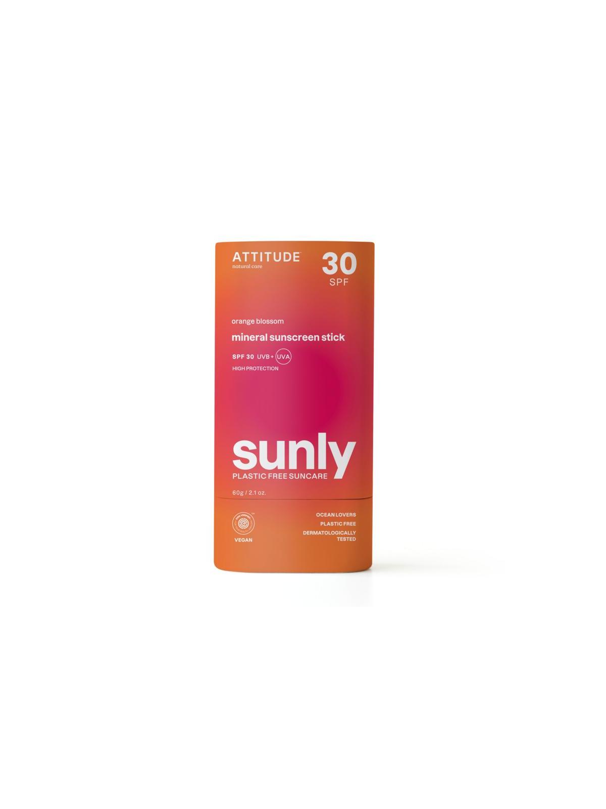 Sunly zonnebrandstick SPF30 oranjebloesem