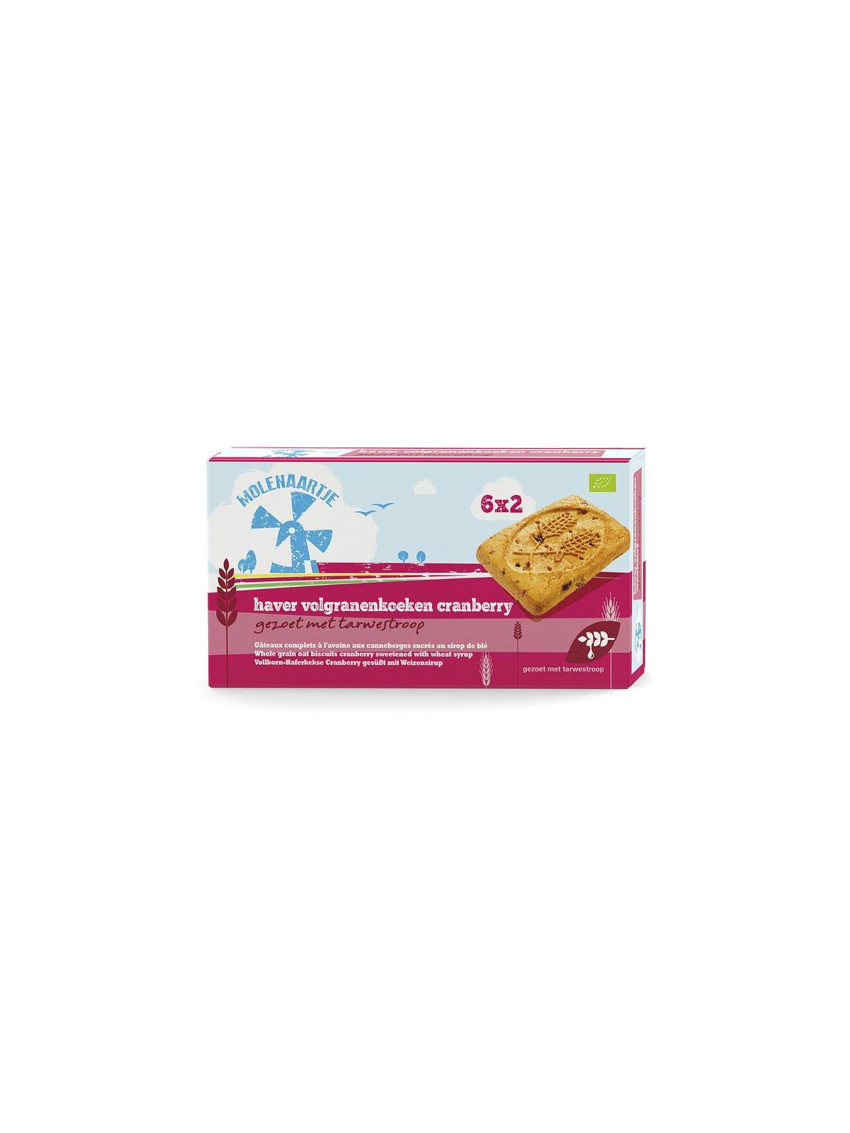 Haver volgranenkoeken cranberry bio