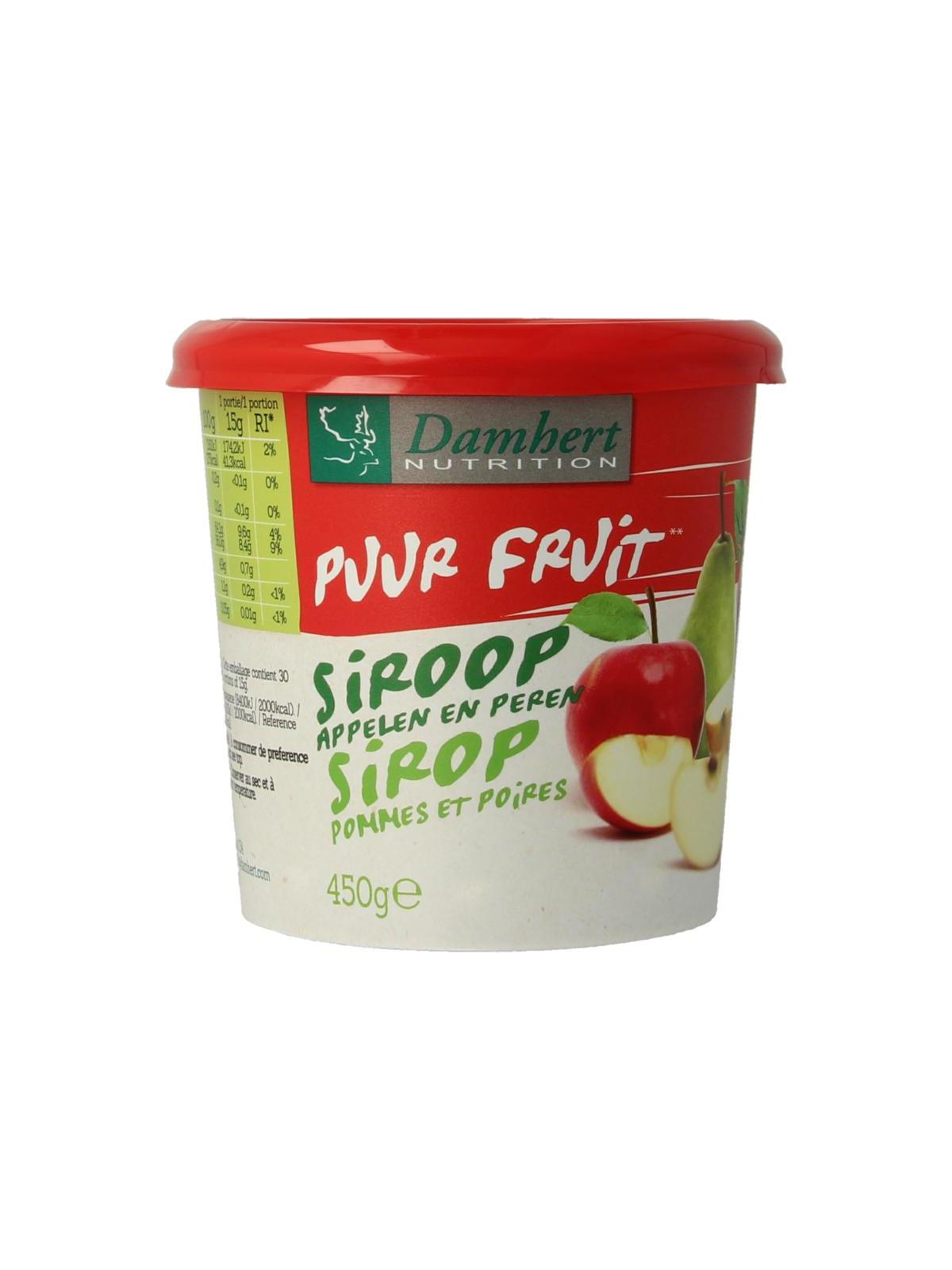 Puur fruit siroop appelen en peren