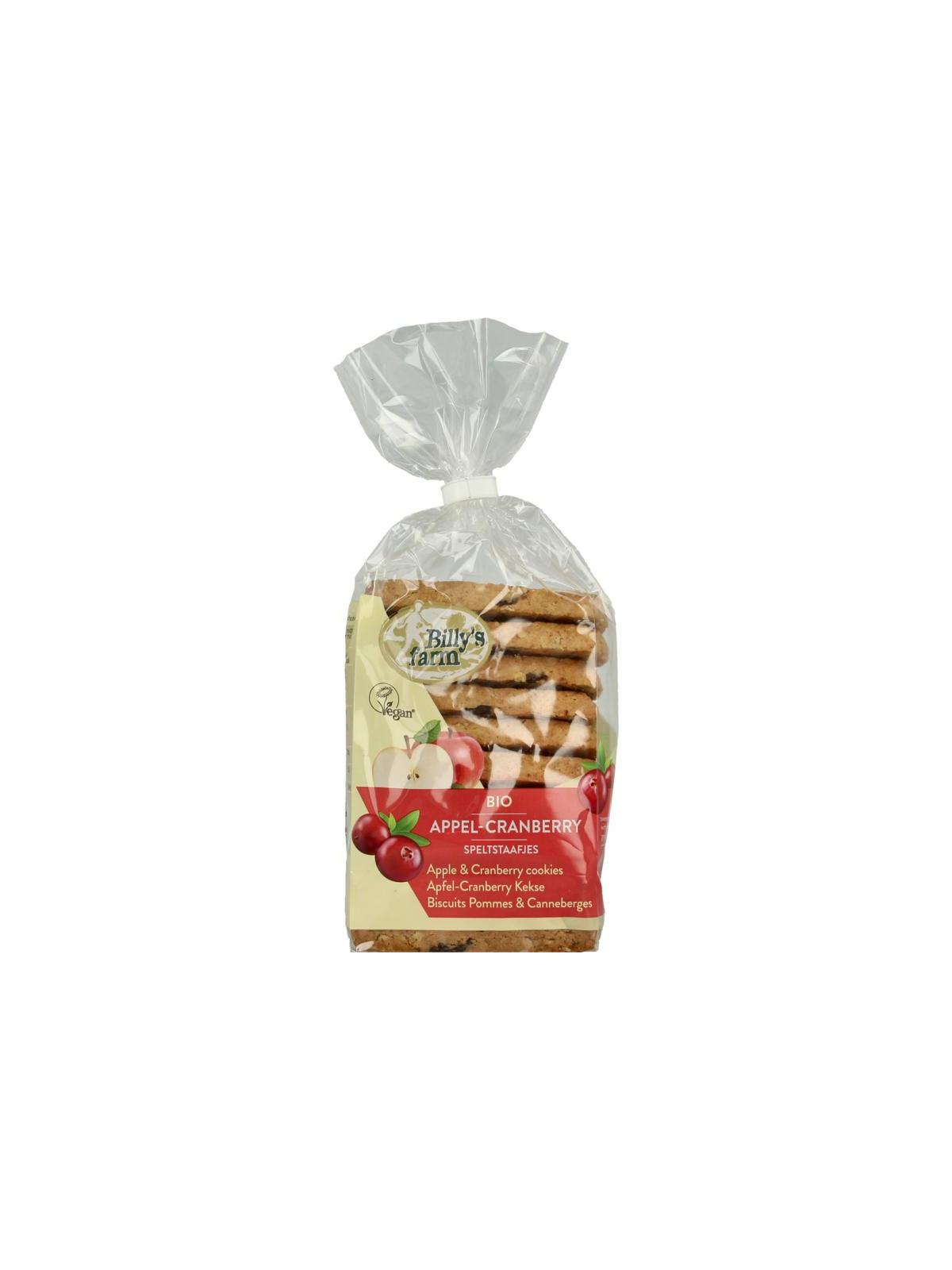 Appel cranberry staafjes bio