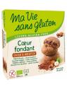 Koekjes met creme choco/hazelnoot glutenvrij bio