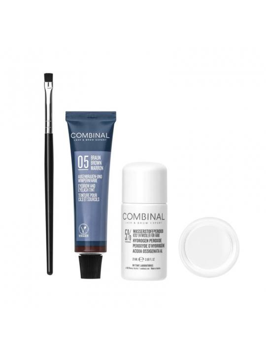 Wenkbrauwen wimperverf kit bruin