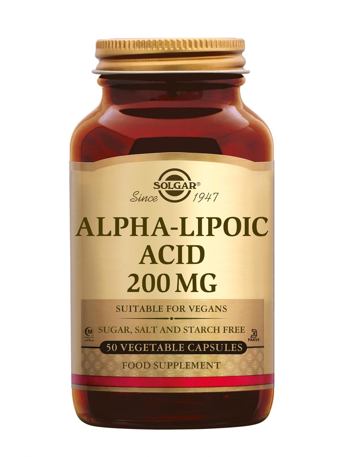 Alpha Lipoic Acid (Liponzuur) 200 mg