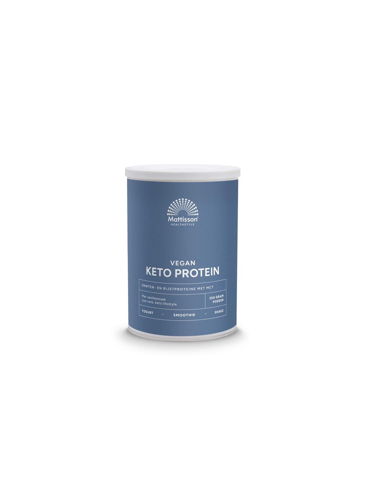 Vegan Keto protein shake - pea, rice & MCT