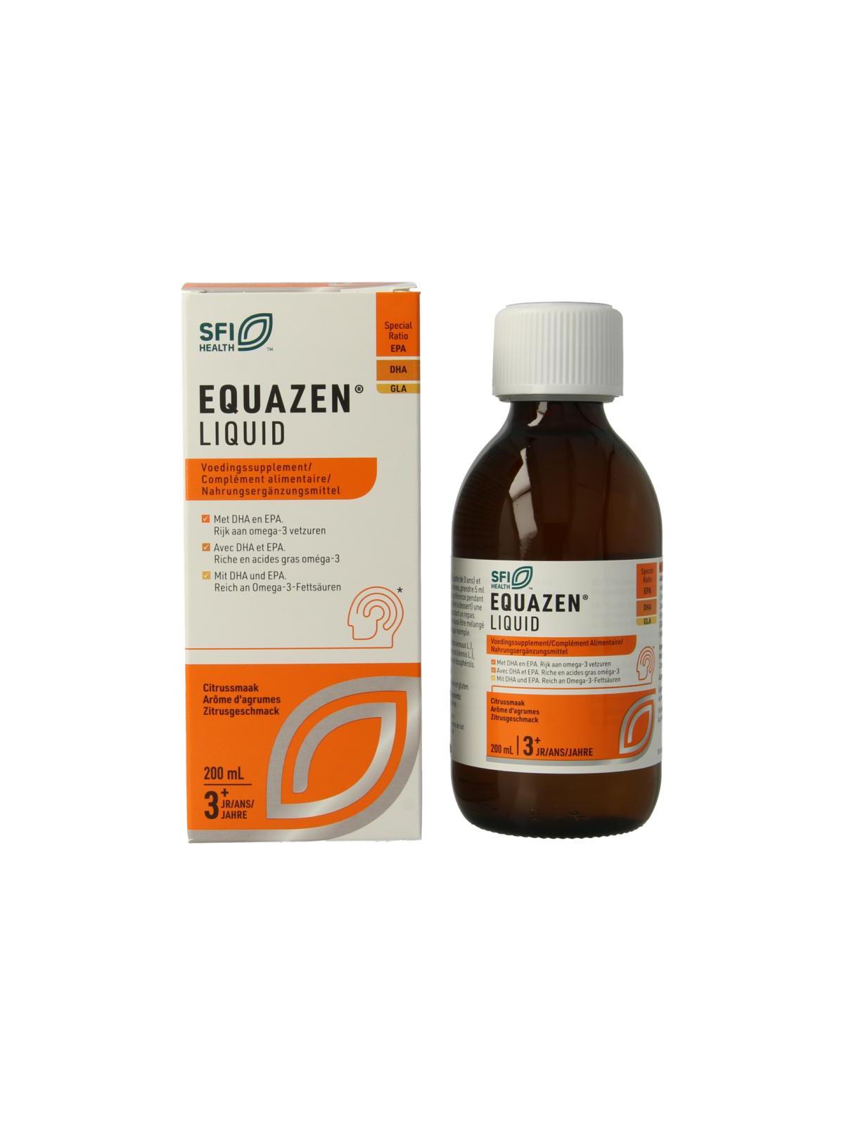 Equazen liquid citrus omega 3- & 6-vetzuren